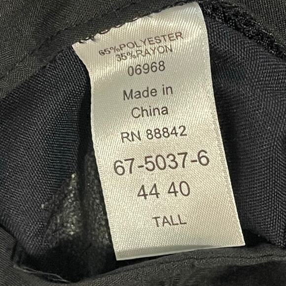 KS Signature Mens Dress‎ Pants Size 44/40 Tall Unhemmed - Picture 7 of 11